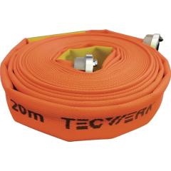 Bau-/Industrieschlauch ID 52mm L.20m leuchtorange Rl.TECWERK