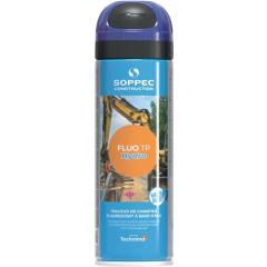 Baustellenmarkierspray Fluo TP Hydro neonblau 500ml Spraydose SOPPEC | 12 Stück