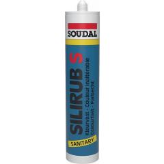 Sanitärsilikon Silirub S weiß 300ml Kartusche SOUDAL | 15 Stück
