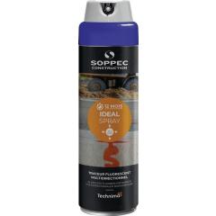Markierungsspray IDEAL neonblau 500ml Spraydose SOPPEC | 12 Stück