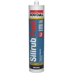 Silikondichtstoff Silirub ProN schwarz 300ml Kartusche SOUDAL | 15 Stück