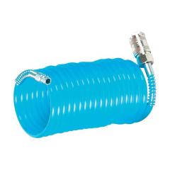 Spiralschlauchset ID 6mm AD 8mm L.7,5m blau Kuppl.DN 7,2 Rl.AIRCRAFT