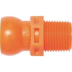 Gewindenippel Gr. 1/2 ” R 3/8 Btl. m. 4 St. Loc-Line