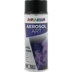 Buntlackspray AEROSOL Art tiefschwarz ma RAL 9005 400ml Spraydose | 6 Stück
