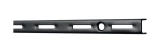 Wandsch.L.1500mm schwarz ma STA einreihige Lochung ALFER ELEMENT SYSTEM | 10 Stück