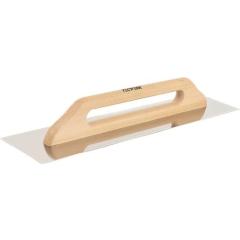 Schweizer Glättekelle L.500mm B.130mm rostfr.m.H-Heft VA S.0,7mm TECWERK | 4 Stück