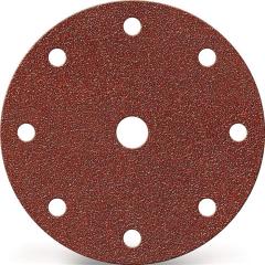 Haftschleifscheibe GLS 1 150mm K.180 f.HO/Metall Korund Lochanzahl 8+1 TECWERK | 25 Stück