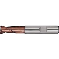 Bohrnutenfräser DIN 6527L Typ N, Ø 20 mm Einsatz-L.50 mm VHM TiAlN HB Z.2 TECWERK