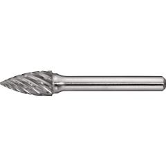 Frässtift SPG Special Steel Ø 12 mm Kopf-L.25 mm Schaft-Ø 6 mm HM Verz.Kreuz TW