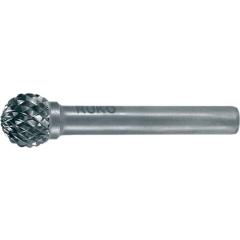 Frässtift KUD Schaft-Ø 6 mm Ø 8 mm Kopf-L.7,2 mm HM Blank Verz.KVZ 4 RUKO