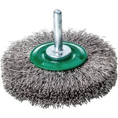 Rundbürste D.80mm Drahtstärke 0,3mm VA 19mm 15000min-¹