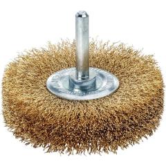 Rundbürste D.70mm Drahtstärke 0,2mm MS 12mm 15000min-¹