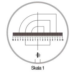 Messskala Tech-Line Skala-D.25/2,5mm Duo-Skala 1-Standard SCHWEIZER