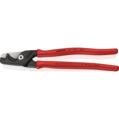 Kabelschere StepCut XL L.225mm Kopf brün.Ku.-Überzug KNIPEX