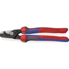Kabelschere StepCut XL L.225mm Kopf brün.Comfort-Griff KNIPEX