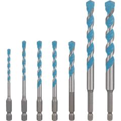 Bohrer-Set EXPERT HEX-9 Multi Construction 7-tlg.4/5/6/6/8/10/12 mm BOSCH