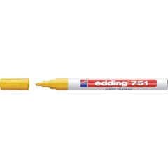 Lackmarker 751 gelb Strich-B.1-2mm Rundspitze EDDING | 10 Stück