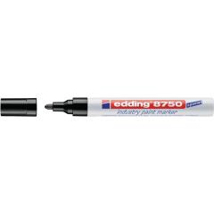 Industrie-Lackmarker 8750 schwarz Strich-B.2-4mm Rundspitze EDDING | 10 Stück