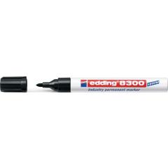 Industrie-Permanentmarker 8300 rot Strich-B.1,5-3mm Rundspitze EDDING | 10 Stück