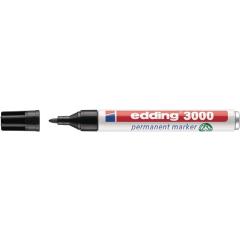 Permanentmarker 3000 schwarz Strich-B.1,5-3mm Rundspitze EDDING | 10 Stück