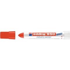 Industrie-Pastenmarker 950 rot Strich-B.10mm Rundspitze EDDING | 10 Stück