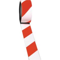 Bodenmarkierungsband Easy Tape PVC rot/weiß L.33m B.50mm Rl.ROCOL