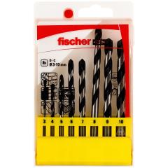fischer - Betonbohrer D-C Set 3-10 mm P (8-teilig)