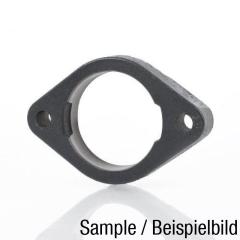 Flanschlagergehäuse PFL208 80 mm oval SNR