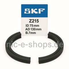 Gehäusedichtung Z215 - ID 75 mm AD 130 mm Breite 7 mm SKF
