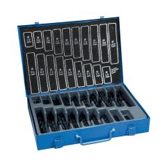 Spiralbohrermagazin DIN 338 TypN 1-10 mm steig.um 0,5 mm HSS 170tlg.