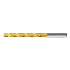 Spiralbohrer DIN 338 Typ UNI - Ø 2,5 mm HSS-Co5 TiN Zyl.schaft kurz TECWERK | 10 Stück