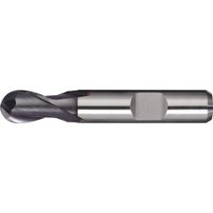 Vollradiusfräser Ø 8 mm Einsatz-L.17 mm HSS-Co8 TiCN Weldon Z.2 ext.kurz TECWERK