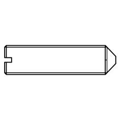 DIN 553 | Stahl 14 H | M 2 x 5 mm | 200 Stück