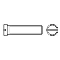 Flachkopfschrauben DIN 920 4.8/5.8 M 3 x 8 mm | galvanisch verzinkt | 100 Stück