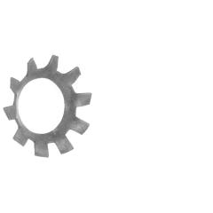 Zahnscheiben, außengezahnt DIN 6797 | Stahl galvanisch verzinkt | A 5.3 | 3000 Stück