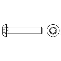 Flachkopfschrauben ISR | ~ISO 7380-1 | M 8 x 50 -T40  | 200 Stück
