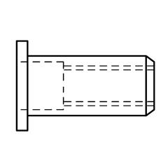 Blindniet-Muttern | A2 | M 8 | 100 Stück