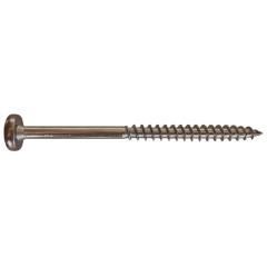 Spanplattenschrauben CE 6 x 60, PZ3, Halbrundkopf, Edelstahl A2 | 200 Stück