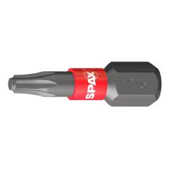 SPAX-Torx Bit mit Zapfen T15, Länge: 25 mm | 5 Stück