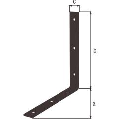 Balkenwinkel L200x200mm B.26mm gleichschenklig STA | 25 Stück