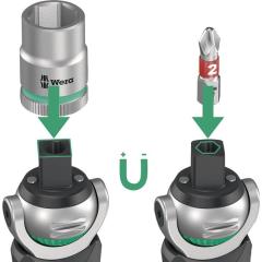 Steckschlüsselsatz 8009 Zyklop Pocket Set 3 27-tlg.3/8Zoll+1/4 Zoll WERA
