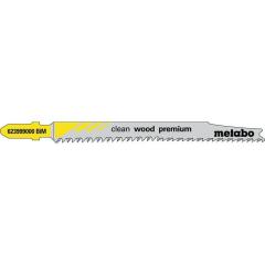 Stichsägeblätter clean wood premium Nutz-L.93mm Zahnt.2,2mm BiMetall Z. Metabo