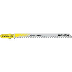 Stichsägeblätter clean wood Nutz-L.91mm Zahnteilung3mm HCS Z. geschliffen 5St.