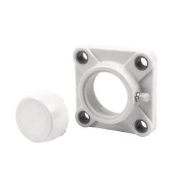 Flanschlagergehäuse TF207 -WHITE 72 mm viereckig ZEN