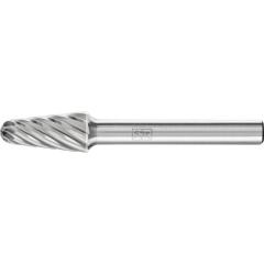 Frässtift KEL Ø 10 mm Kopf-L.20 mm Schaft-Ø 6 mm HM Verz.INOX PFERD