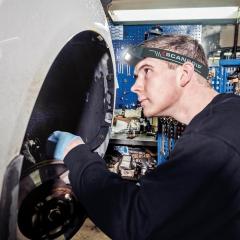 Akku-Stirnlampe I-VIEW 3,7V 1400 mAh 2,6 W SCANGRIP