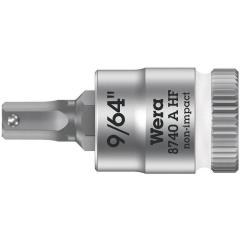 Steckschlüsseleinsatz 8740 A HF 1/4 Zoll i6-KT.SW 9/64 Zoll L.28,0mm WERA