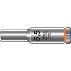 Steckschlüsseleinsatz 8790 HMA Deep 1/4 Zoll a6-KT.SW 5,5mm L.50mm WERA