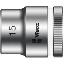 Steckschlüsseleinsatz 8790 HMB Außen-6-kant 3/8 Zoll a6-KT.SW 15mm L.29mm WERA