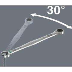 Maulringratschenschlüssel 6007 Joker SW 17mm L.304,5mm WERA
